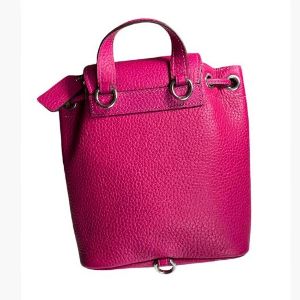 Coach Amelia Backpack Fuchsia Convertible Crossbody with COA NWT - Picture 7 of 16